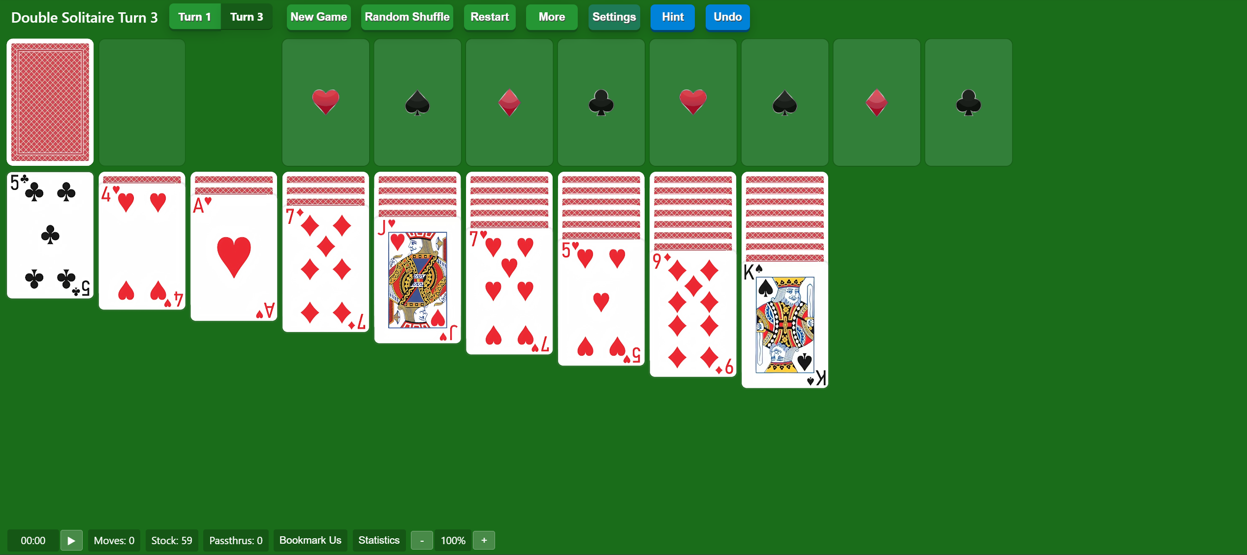 Double Solitaire Turn 3