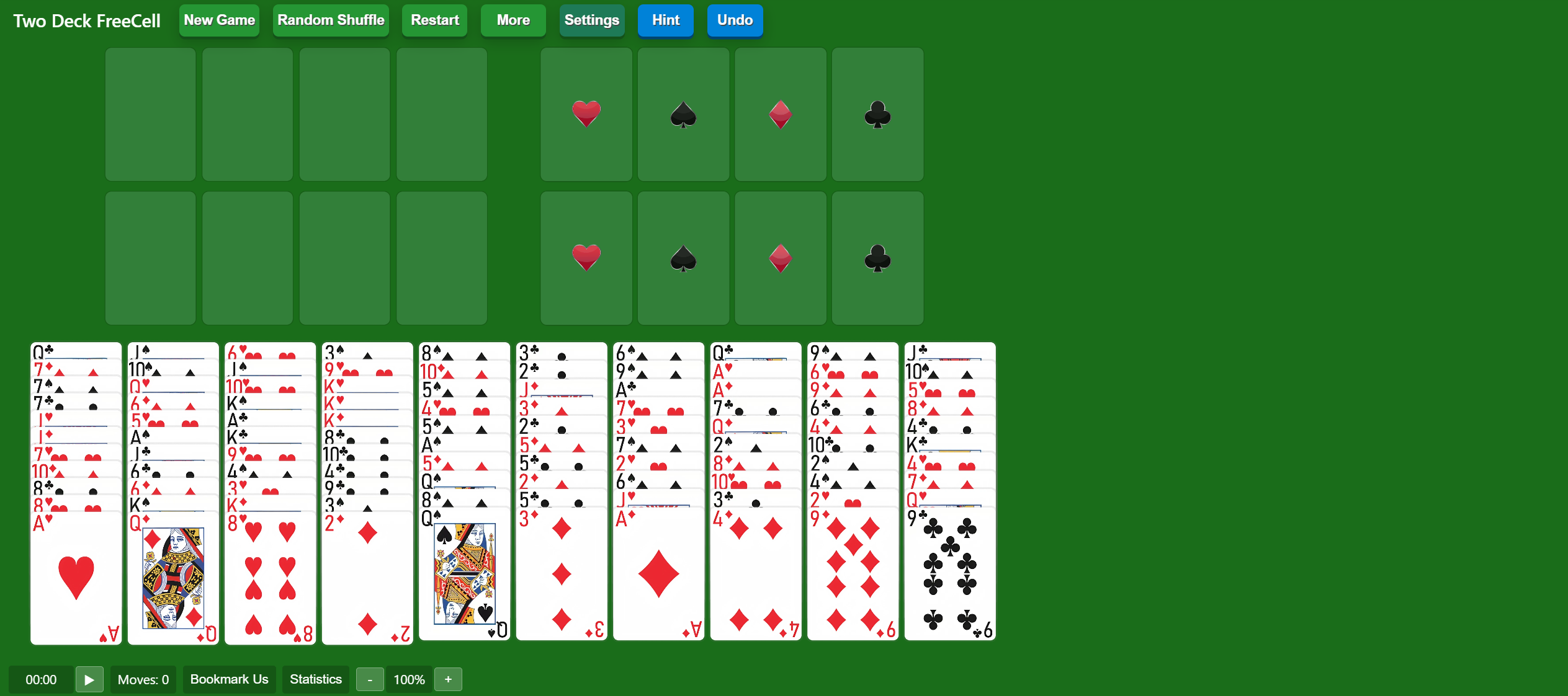 Freecell Two Decks