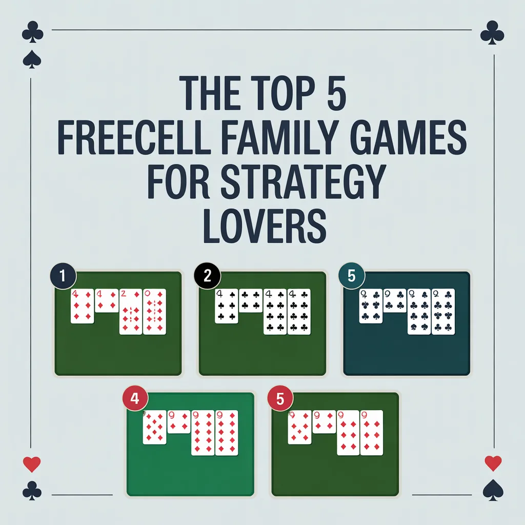 The Top 5 FreeCell Family Games for Strategy Lovers